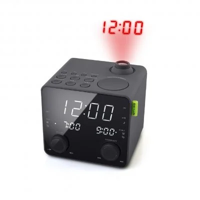 MUSE Radio-réveil PLl - M189P - Noir