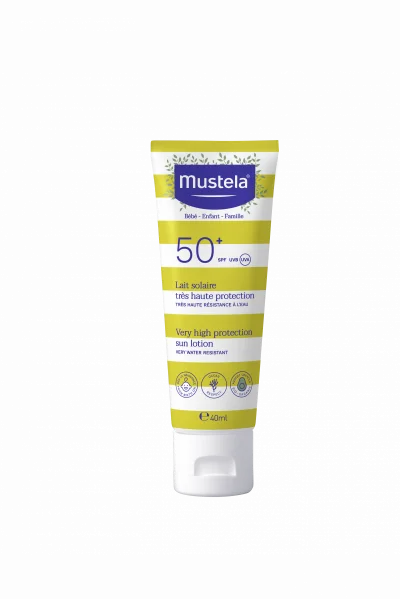 Mustela Lait Solaire Très Haute Protection Spf50+ 40 ml - Tube 40 ml
