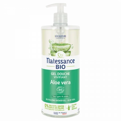 Natessance Gel Douche Aloe Vera Vivifiant 1L