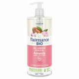 NATESSANCE Gel Douche Amande - Parfum Pêche de Vigne, 1L