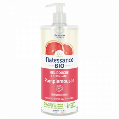 Natessance Gel Douche Vivifiant Pamplemousse, 1L