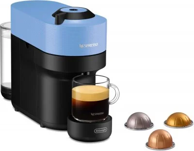 Nespresso De'Longhi Vertuo Pop Coffee Machine - Blue