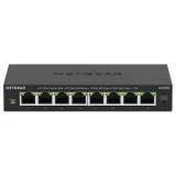 NETGEAR GS308E Géré L2/L3 Gigabit Ethernet (10/100/1000) Noir, Switch
