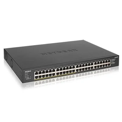Netgear netgear 48-port gb unmanaged poe+ switch noir