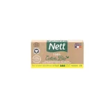 NETT Coton Bio Tampon Sans Applicateur, Normal, Boite de 16 Tampons