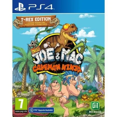 New Joe and Mac - Caveman Ninja - T-Rex Edition PlayStation 4
