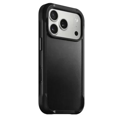 Nomad Coque Rugged Horween Leather Apple iPhone 17 Pro - Noir