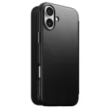 NOMAD Étui Portefeuille pour iPhone 17 MagSafe en Cuir Série Modern Noir