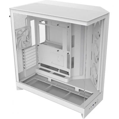 NZXT H9 Flow RGB Blanc - MT/Sans Alim/E-ATX