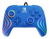 PDP Official Switch Afterglow Wave Wired Controller - Blue