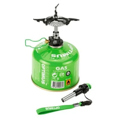 OPTIMUS Réchaud à gaz randonnée Crux Lite Piezo 3000w Gris Unique