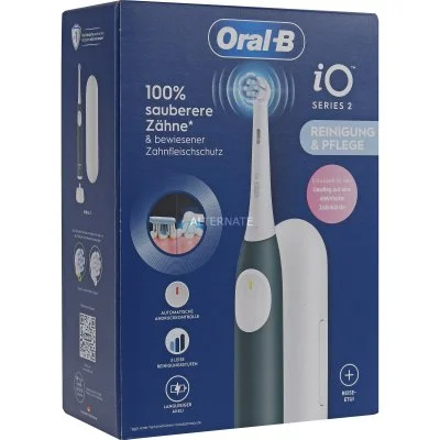 Oral-B Braun Oral-B iO Series 2 mit Reiseetui F 615204 Brosse à dents électrique vert