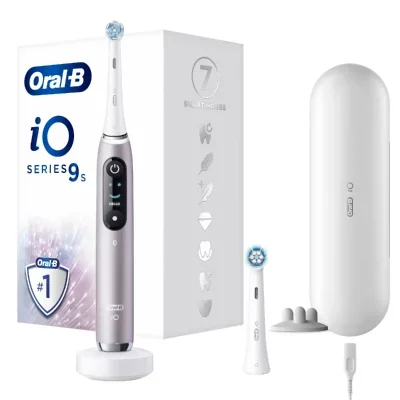 Oral-B iO 9S Brosse À Dents Électrique Rose Quartz connectée Bluetooth