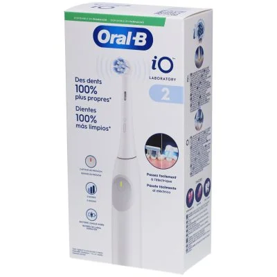 Oral-B iO Brosse à dents électrique connectée rechargeable Blanche