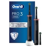 ORAL B Oral-b Pro 3 3900 Duopack Jas 22 Electric Toothbrush Argenté