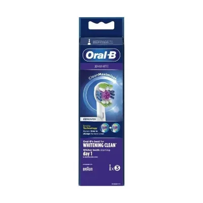 Oral-B Refill Eb18-3 3D White Brossettes de Rechange