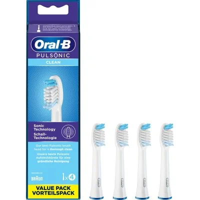 Oral B Têtes de brosse à dents de rechange Pulsonic clean 4 unités