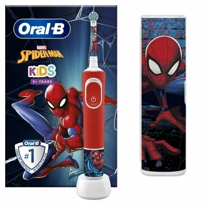 Oral-B Vitality Kids Boîte Spiderman Brosse à Dents Rechargeable 1ut