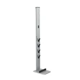 XAVAX Organiseur sur pied pr aspirateur sans fil, 29,5x22x128cm, argt/noir