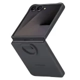SAMSUNG Original Coque en silicone Ring Galaxy Z Flip 7 - Black