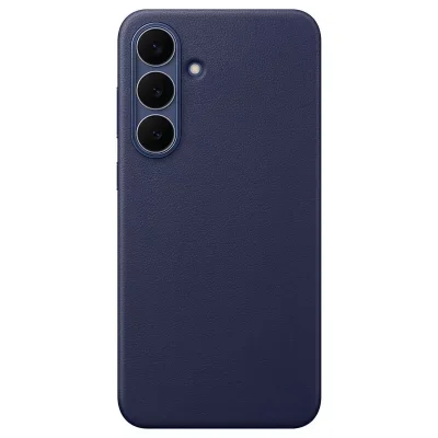 Original Coque Kindsuit En Cuir Végan Samsung Galaxy S25 Fe Dark Blue