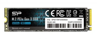 P34A60 - SSD - 1 To - interne - M.2 2280 - PCIe 3.0 x4 (NVMe)
