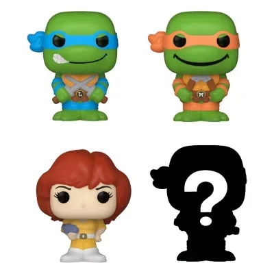 Pack 4 figurines Funko Bitty Pop Teenage Mutant Ninja Turtle Leonardo