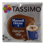 TASSIMO Pack 40 Dosettes Maxwell House Cappuccino Chocolat -