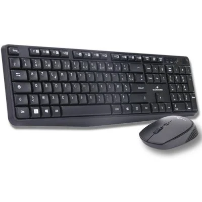 Pack Clavier/Souris Bluestork Pack office WL - Sans fil - Noir