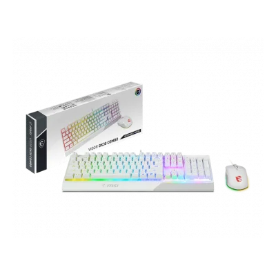 Pack Clavier/Souris MSI Vigor GK30 COMBO WHITE