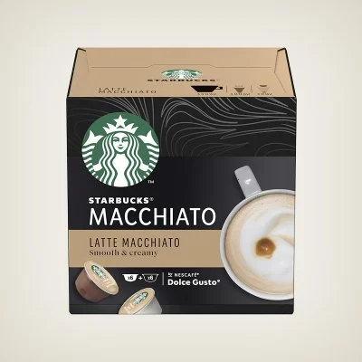 Pack de 12 capsules Dolce Gusto Starbucks Nescafé Latte Macchiato