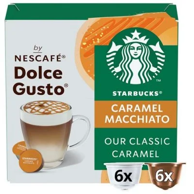 Pack de 12 capsules Starbucks Nescafé Dolce Gusto Caramel Macchiato