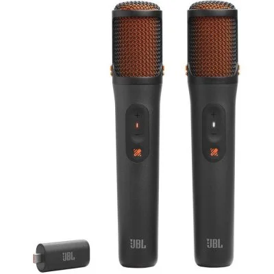 Pack de 2 microphones sans fil - JBL - EASY SING MICS - Noir