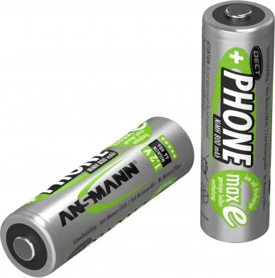 Pack de 2 pile rechargeable AA Mignon 800mAh PHONE DECT Ansmann