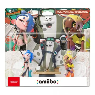 Pack de 3 Figurines Amiibo Splatoon Raiders : Pasquale Raimi et Angie
