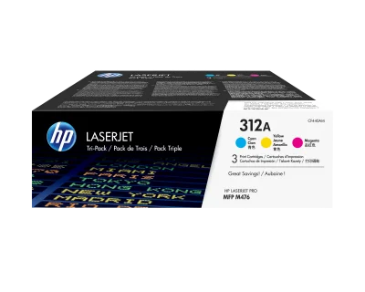 Pack de 3 Toner HP CF440AM n°312A - 3 couleurs