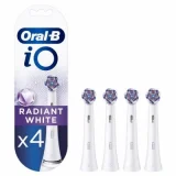 ORAL B Pack de 4 brossettes Oral-B iO Radiant White Blanc