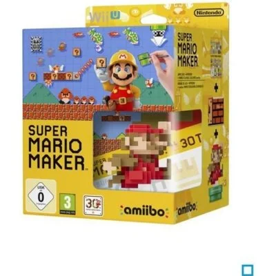 Pack Nintendo Super Mario Maker Artbook et Figurine Amiibo Wii U