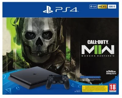 Pack PS4 Slim 500 Go + Call Of Duty Modern Warfare ii - Noir