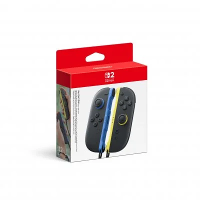 Paire de manettes Joy-Con 2 gauche bleu & droite jaune clair