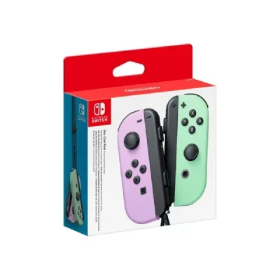 Paire de manettes Joy-Con Violet et Vert pastel pour Nintendo Switch