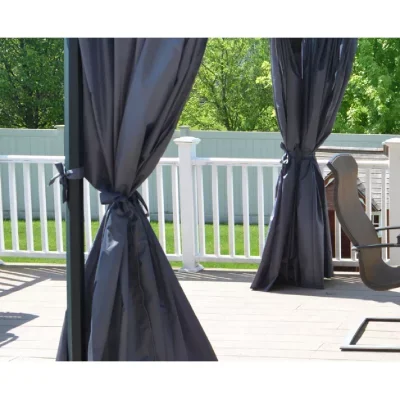 Palram Canopia by Kit de Rideaux pour tonnelle de Jardin Roma