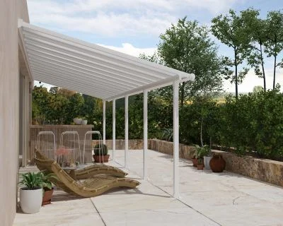 Palram - pergola 27.3m² blanc 704359 - olympia 704359