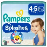 PAMPERS splashers taille 4-5, 9-15 kg, 11 couches-culottes de bain