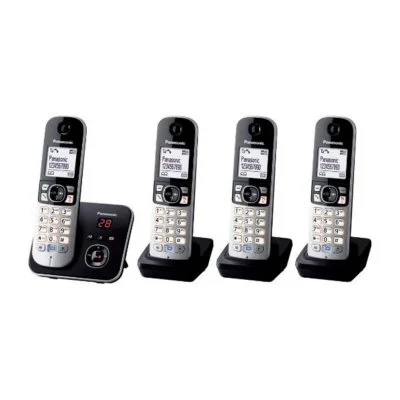 PANASONIC KX-TG6824GB NOIR QUATTRO AVEC RÉPONDE…