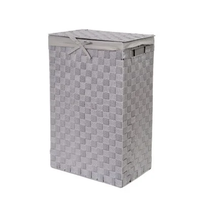 Panier à linge COMPACTOR Rectangulaire pliable gris
