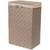 Panier à linge Compactor Rectangulaire pliable taupe