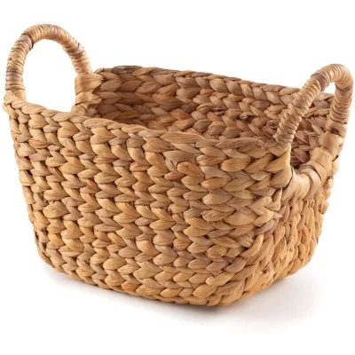 Panier de rangement en jacinthe d'eau Compactor Caracas taille M