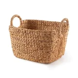 COMPACTOR Panier de rangement en jacinthe d'eau tressée 51x30cm