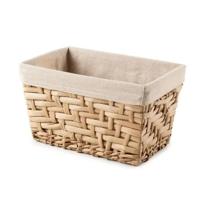 Panier de rangement en jonc de mer 28,5x18,5cm